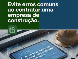 Evite erros comuns ao contratar uma empresa de construção