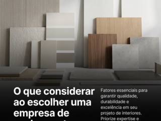 O que considerar ao escolher uma empresa de acabamentos