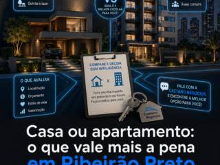 Casa ou apartamento: o que vale mais a pena?