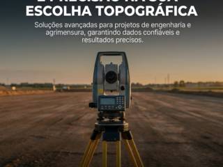 Garanta segurança e precisão na sua escolha topográfica