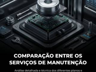 Comparação entre os serviços de manutenção oferecidos