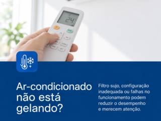 Ar-condicionado não está gelando? Veja possíveis causas