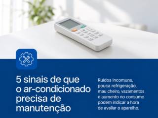 5 sinais de que o ar-condicionado precisa de manutenção