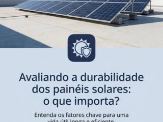 Avaliando a durabilidade dos painéis solares: o que importa?