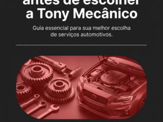 O que considerar antes de escolher a Tony Mecânico