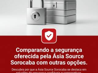 Comparando a segurança oferecida pela Ásia Source Sorocaba com outras opções