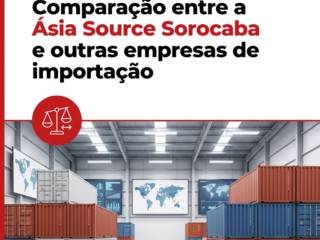 Comparação entre a Ásia Source Sorocaba e outras empresas de importação