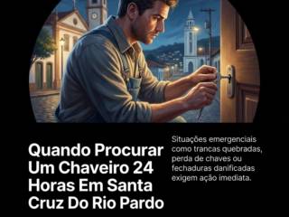 Quando Procurar Um Chaveiro 24 Horas Em Santa Cruz Do Rio Pardo