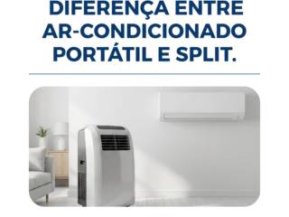 Entendendo a diferença entre ar-condicionado portátil e Split