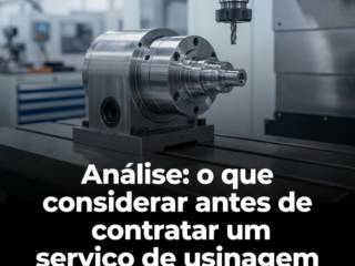 Análise: o que considerar antes de contratar um serviço de usinagem