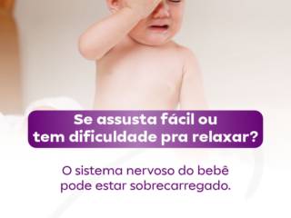 Seu bebê se assusta com facilidade?