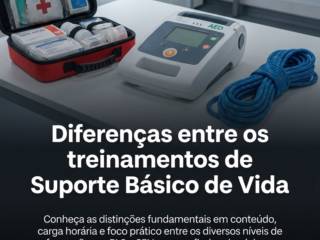 Diferenças entre os treinamentos de Suporte Básico de Vida