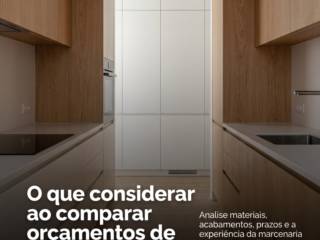 O que considerar ao comparar orçamentos de marcenarias