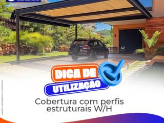 Cobertura com perfis estruturais: modernidade e eficiência em cada detalhe!