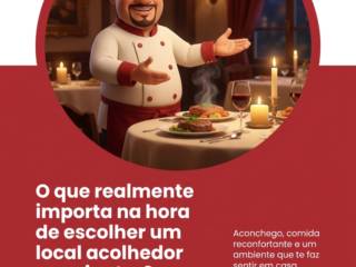 O que realmente importa na hora de escolher um local acolhedor para jantar?