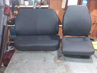 Bancos caminhões 1113 em couro curvin grafit