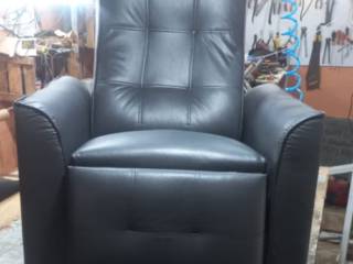 Poltrona do papai em cipatex preto