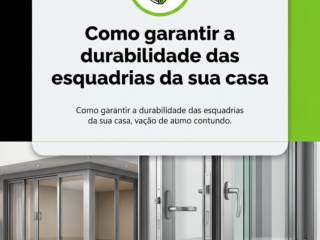 Como garantir a durabilidade das esquadrias da sua casa