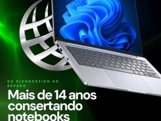 Mais de 14 anos consertando notebooks