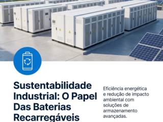 Sustentabilidade Industrial: O Papel Das Baterias Recarregáveis