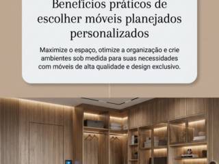 Benefícios práticos de escolher móveis planejados personalizados