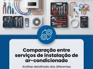 Comparação entre serviços de instalação de ar-condicionado