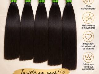 Cabelos mais longos, volumosos e cheios de charme!