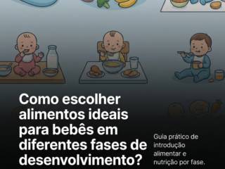Como escolher alimentos ideais para bebês em diferentes fases de desenvolvimento?
