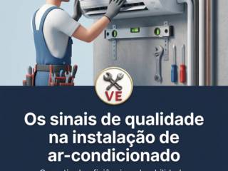 Os sinais de qualidade na instalação de ar-condicionado