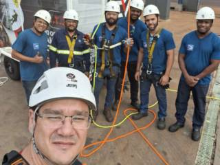 Treinamento de Trabalho em Altura com Simulador Realístico!