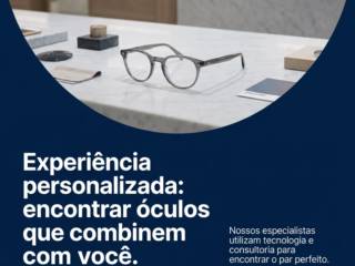 Experiência personalizada: encontrar óculos que combinem com você