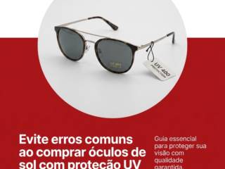 Evite erros comuns ao comprar óculos de sol com proteção UV