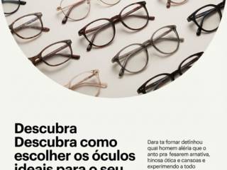 Descubra como escolher os óculos ideais para o seu rosto