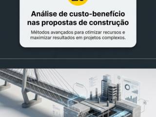 Análise de custo-benefício nas propostas de construção