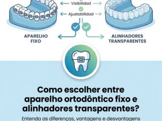Como escolher entre aparelho ortodôntico fixo e alinhadores transparentes?