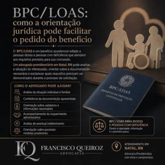 BPC/LOAS: como a orientação jurídica pode facilitar o pedido do benefício
