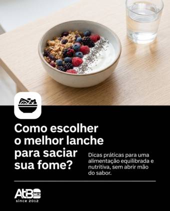 Como escolher o melhor lanche para saciar sua fome?
