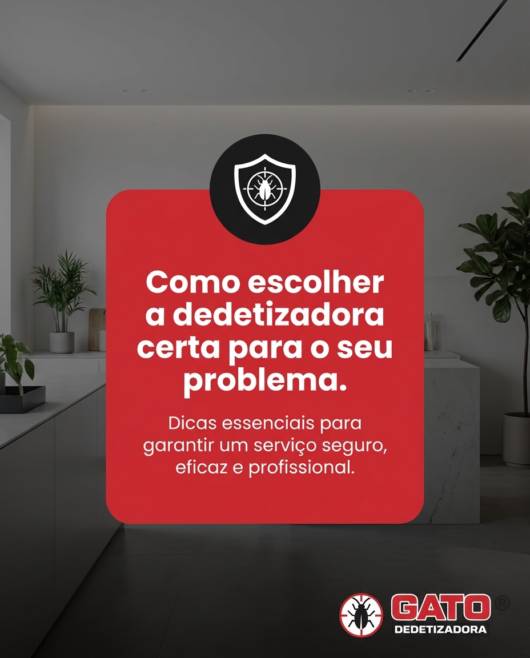 Como escolher a dedetizadora certa para o seu problema