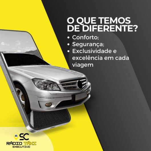 Táxi executivo: conforto, segurança e exclusividade