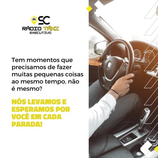 Táxi com paradas: como organizar seu trajeto