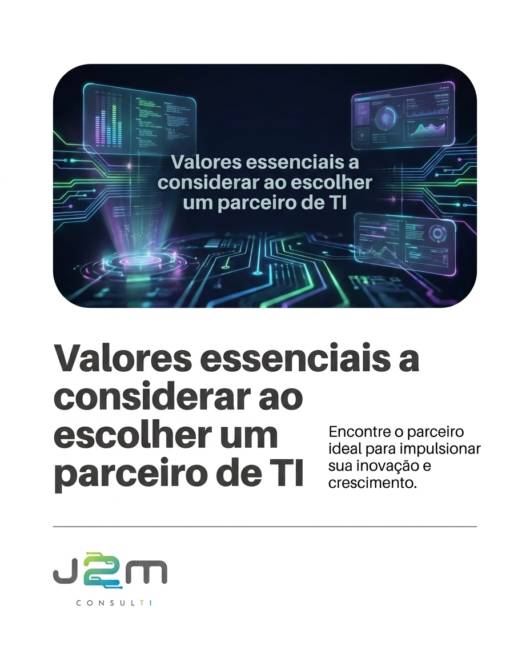 Valores essenciais a considerar ao escolher um parceiro de TI