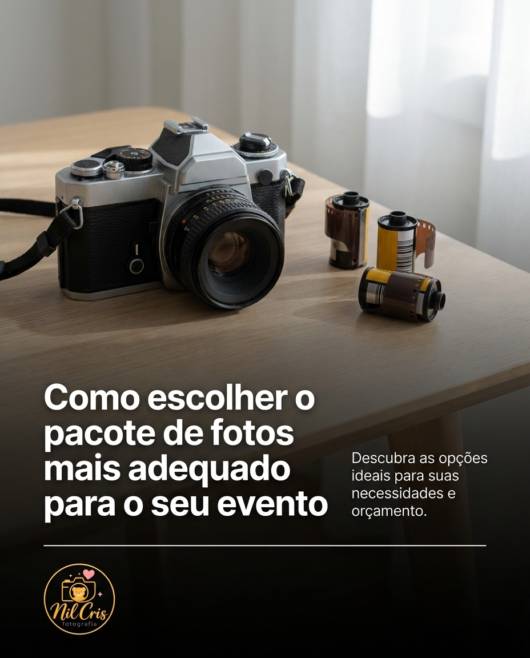 Como escolher o pacote de fotos mais adequado para o seu evento