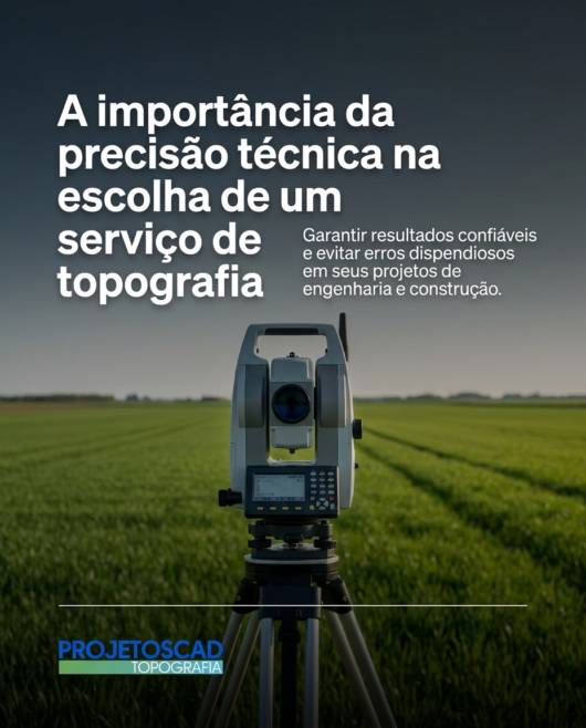 A importância da precisão técnica na escolha de um serviço de topografia