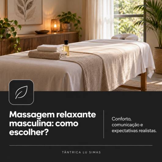 Massagem relaxante masculina: como escolher?
