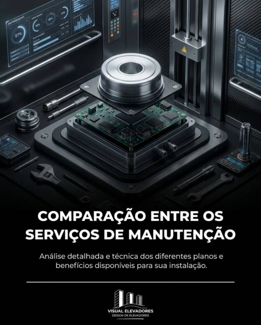 Comparação entre os serviços de manutenção oferecidos