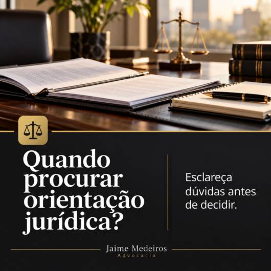 Quando procurar orientação jurídica?