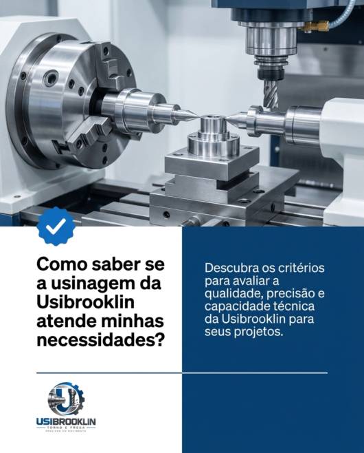 Como saber se a usinagem da Usibrooklin atende minhas necessidades?