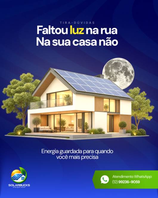 Faltou luz na rua na sua casa não
