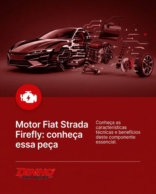 Motor Fiat Strada 1.3 Firefly: conheça essa peça
