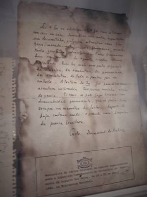 Carta de Carlos Drummond de Andrade 